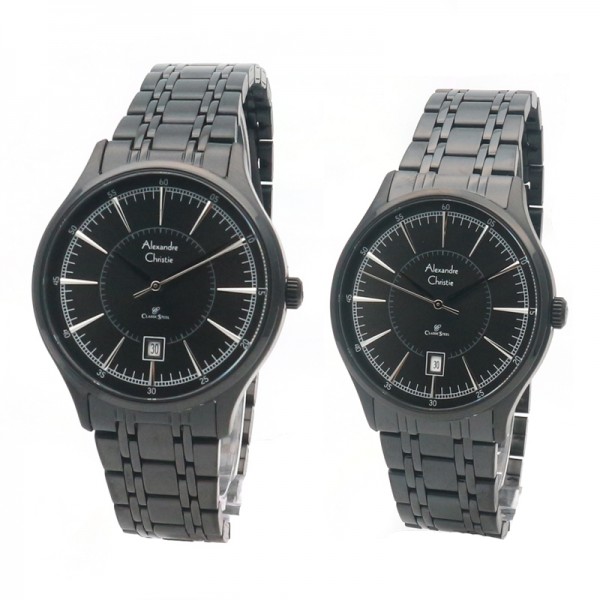 Alexandre Christie AC 8553 Full Black Couple